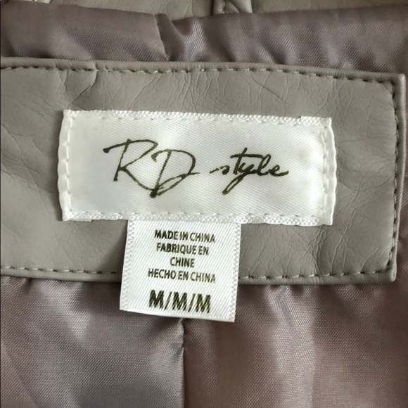 Faux Leather Moto Jacket - Picture 5 of 5